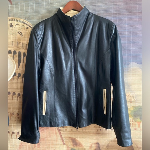 Italian Leather Jacket YARA - Picture 5 of 10